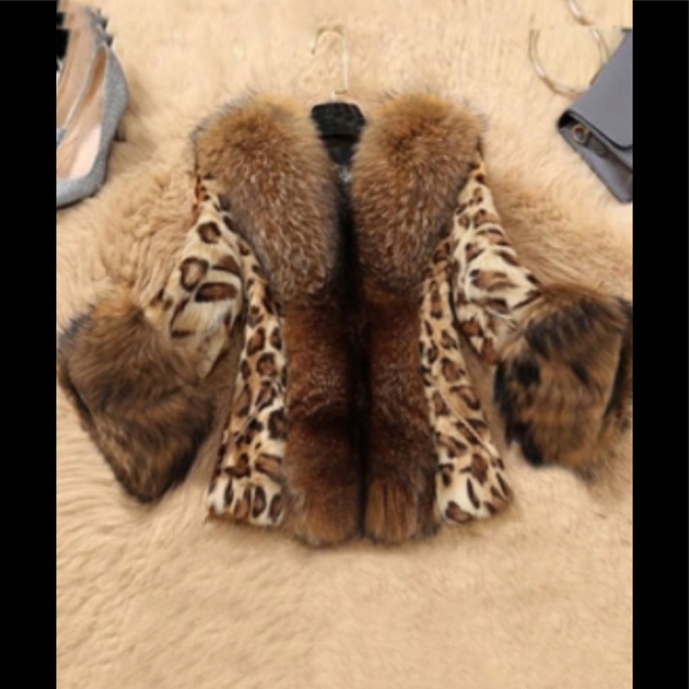 Leopard Print Coat